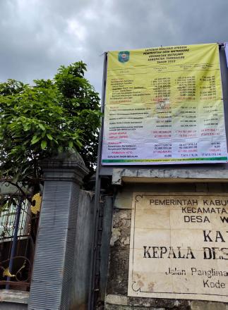 Infografis Laporan Realisasi Pertanggungjawaban  Pelaksanaan APBDes 2022